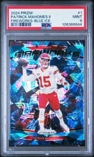 2024 Panini Prizm Fireworks Patrick Mahomes II #1 card