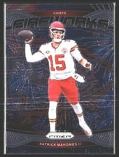 2024 Panini Prizm Fireworks Patrick Mahomes II #1 card
