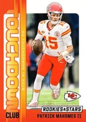 2024 Panini Rookies & Stars Touchdown Club Patrick Mahomes II #7 card