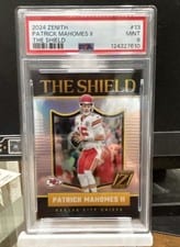 2024 Panini Zenith The Shield Patrick Mahomes II #13 card