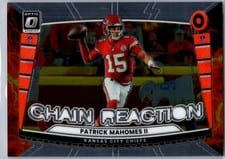 2025 Donruss Optic Chain Reaction Patrick Mahomes II #4 card