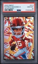 2025 Finest Headliners Patrick Mahomes II #H-4 card