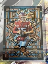 2025 Panini Mosaic Stained Glass Patrick Mahomes II Oversized #13 card