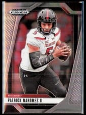 2025 Panini Prizm Draft Picks Patrick Mahomes II #198 card