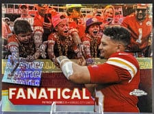 2025 Topps Chrome Fanatical Patrick Mahomes II #FF-14 card