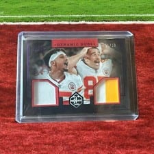 2022 Panini Limited Dynamic Duos Patrick Mahomes II / Travis Kelce #DD-KC card
