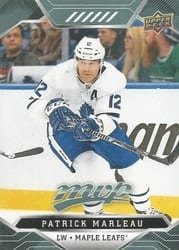 2019-20 Upper Deck MVP Base Set Patrick Marleau #185 card