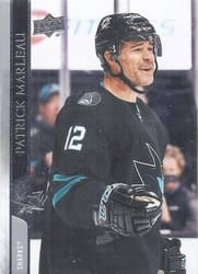 2020-21 Upper Deck Base Set Patrick Marleau #401 card