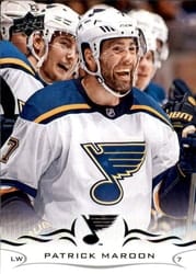 2018-19 Upper Deck Base Set Patrick Maroon #408 card