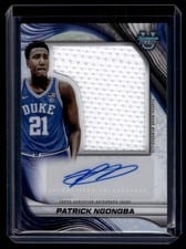2024-25 Bowman's Best University Prospect Jumbo Relic Autographs Patrick Ngongba #PJRA-PN card