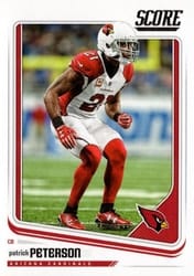 2018 Score Base Set Patrick Peterson #7 card