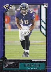 2020 Panini Playbook Base Set Patrick Queen #150 card