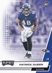 2020 Panini Playoff Base Set Patrick Queen #286 card