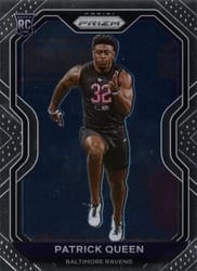 2020 Panini Prizm Base Set Patrick Queen #381 card