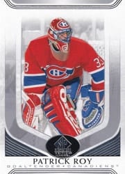 2020-21 SP Signature Edition Legends Base Set Patrick Roy #166