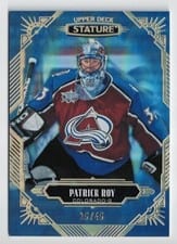 2020 Upper Deck Stature Patrick Roy Blue #92 card