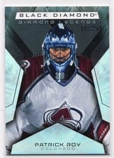 2025-26 Upper Deck Black Diamond Diamond Legends Patrick Roy #BDL-PR card