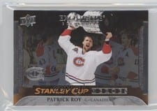 2025-26 Upper Deck Black Diamond Exquisite Stanley Cup Heroes Patrick Roy #ESC-PR card