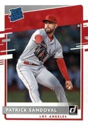 2020 Donruss Base Set Patrick Sandoval #47 card