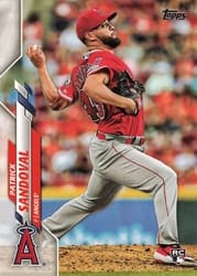2020 Topps Base Set Patrick Sandoval #205 card