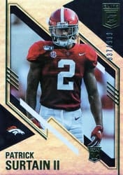 2021 Donruss Elite Base Set Patrick Surtain II #195 card