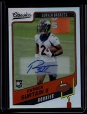 2021 Panini Classics Premium Edition Significant Signatures Patrick Surtain II #195 card