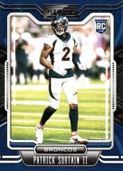 2021 Panini Playbook Base Set Patrick Surtain II #144 card