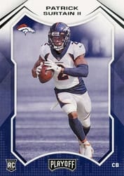2021 Panini Playoff Base Set Patrick Surtain II #244 card