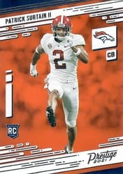 2021 Panini Prestige Base Set Patrick Surtain II #245 card