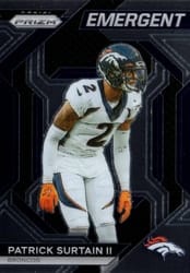 2023 Panini Prizm Emergent Patrick Surtain II #19 card