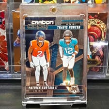 2025 Panini Mosaic Carbon Copy Patrick Surtain II / Travis Hunter #CCO-9 card