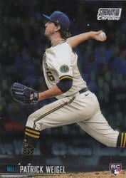 2021 Stadium Club Chrome Base Set Patrick Weigel #335 card