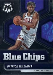 2020-21 Panini Mosaic Blue Chips Patrick Williams #6 card