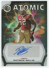 2022 Panini Elements Atomic Autographs Patrick Willis #AA-PW card