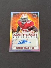 2024 Topps Resurgence Arc Flash Autographs Patrick Willis #AFA-PW card