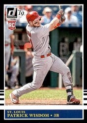 2019 Donruss Base Set Patrick Wisdom #225 card