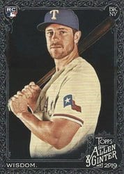 2019 Topps Allen & Ginter X Base Set Patrick Wisdom #211 card