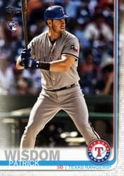 2019 Topps Base Set Patrick Wisdom #578 card
