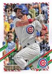 2021 Topps Holiday Base Set Patrick Wisdom #HW70 card