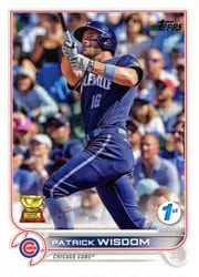 2022 Topps 1st Edition Base Set Patrick Wisdom #271 card
