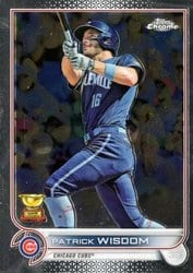 2022 Topps Chrome Base Set Patrick Wisdom #198 card