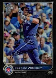 2022 Topps Chrome Ben Baller Edition Base Set Patrick Wisdom #198 card
