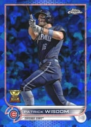 2022 Topps Chrome Sapphire Edition Base Set Patrick Wisdom #271 card