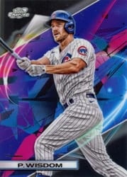 2022 Topps Cosmic Chrome Base Set Patrick Wisdom #77 card