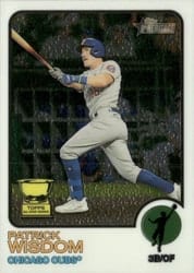 2022 Topps Heritage Chrome Patrick Wisdom #276 card