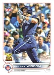 2022 Topps UK Edition Base Set Patrick Wisdom #42 card