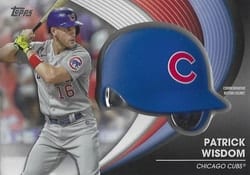 2022 Topps Update Commemorative Batting Helmets Patrick Wisdom #BH-PW card