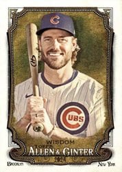 2024 Topps Allen & Ginter Base Set Patrick Wisdom #309 card