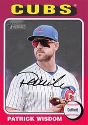 2024 Topps Heritage Base Set Patrick Wisdom #428 card