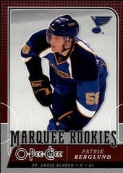 2008-09 O-Pee-Chee Base Set Patrik Berglund #791 card